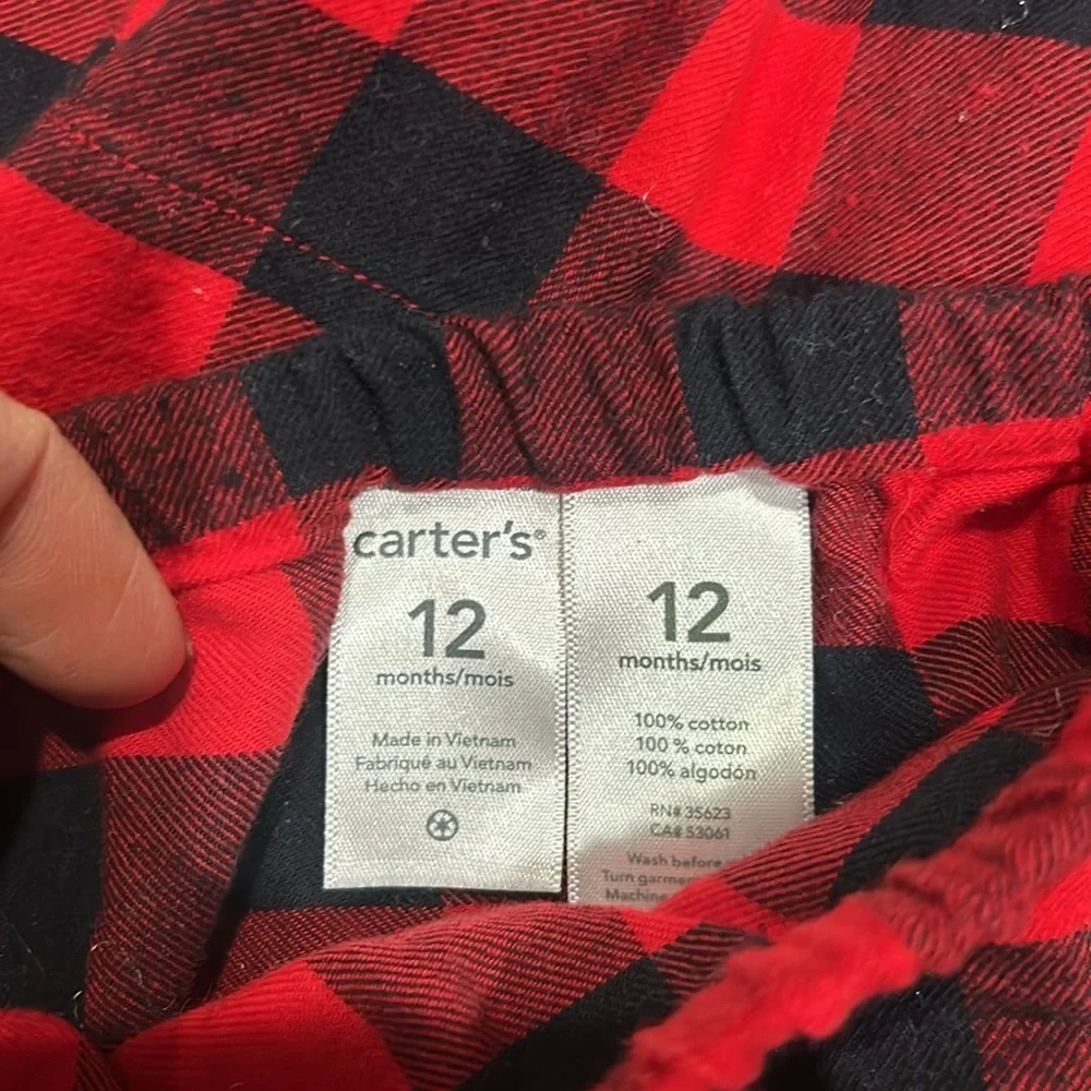 Carter’s Baby Girl Buffalo Plaid Dress